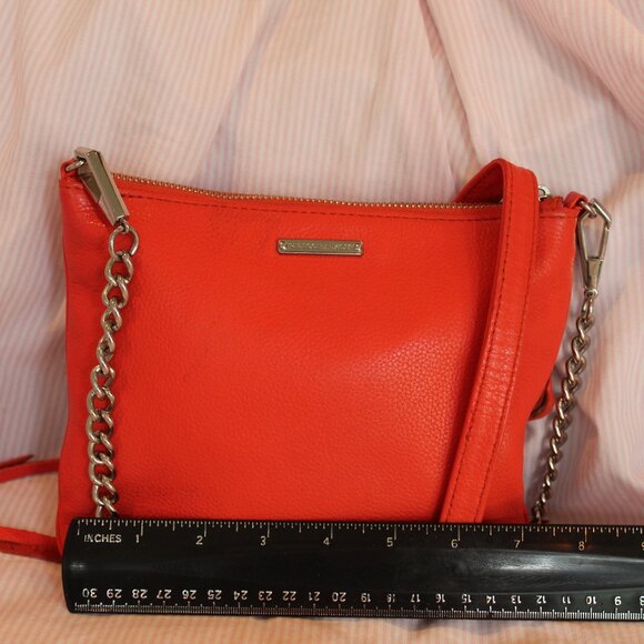 Rebecca Minkoff Leather Crossbody Bag Decorative & Fun Zippers - Picture 5 of 16